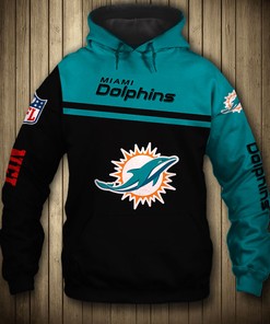 Miami Dolphins 3D Skull Hoodie For Fans With All Over Print
