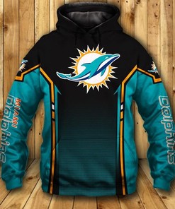 Miami Dolphins 3D Zip-Up Hoodie - Ideal For Any Fan