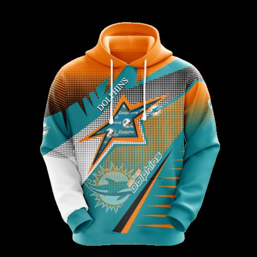 Miami Dolphins All Over Print 3D Hoodie For Nfl Fans