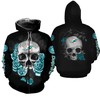 Miami Dolphins All Over Print Limited Edition 3D Skull Hoodie For Fans
