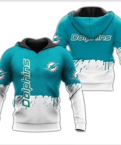 Miami Dolphins All Over Print Zip-Up 3D Hoodie With Limited Edition Design