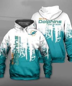 Miami Dolphins All Over Printed 3D Hoodie