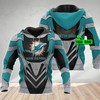 Miami Dolphins All Over Printed Hoodie - Perfect For Fans To Show Their Fandom