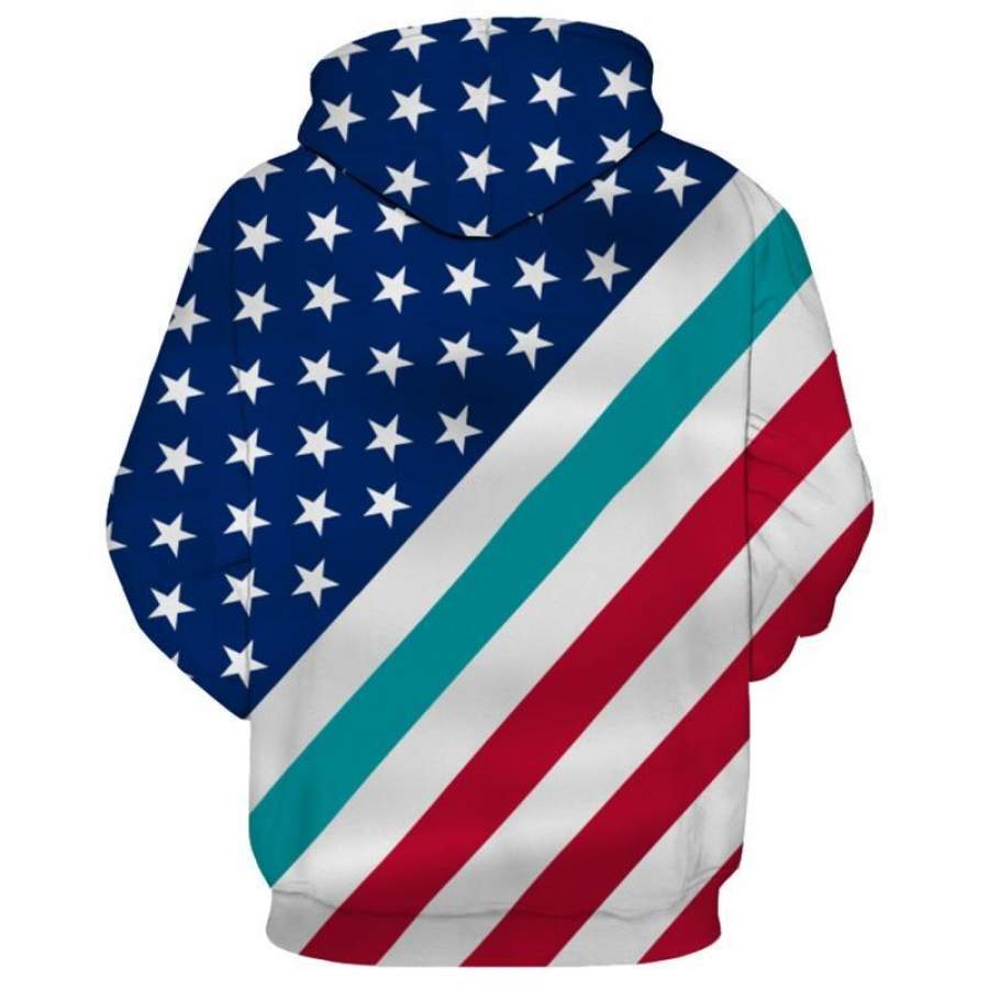 Miami Dolphins American Flag 3D Hoodie - Show Your Patriotism!