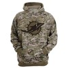 Miami Dolphins Army Graphic Zip Hoodie Pullover - A Great Gift For Fans 