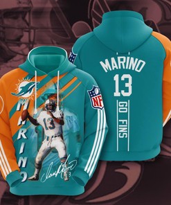 Miami Dolphins Champ All Over Print 3D Hoodie Gifts For Miami Dolphins Fans
