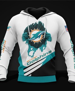 Miami Dolphins Cool Graphic Hoodie - Stand Out In Style