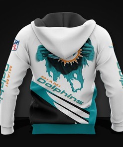 Miami Dolphins Cool Graphic Hoodie - Stand Out In Style