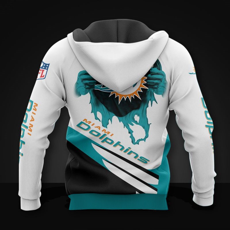 Miami Dolphins Cool Graphic Hoodie - Stand Out In Style