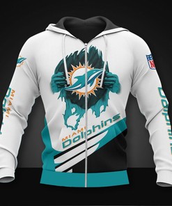 Miami Dolphins Cool Graphic Hoodie - Stand Out In Style