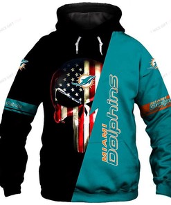 Miami Dolphins Custom 3D Hoodie For True Fans Of The Nfl Team