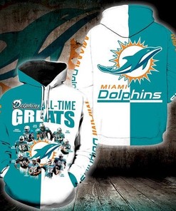 Miami Dolphins Custom All Over Print 2021 3D Hoodie - Make It Your Own