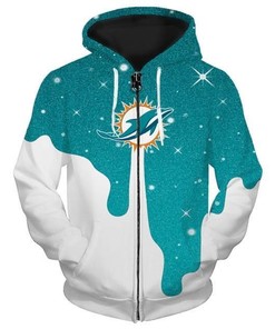 Miami Dolphins Custom All Over Print 3D Hoodie