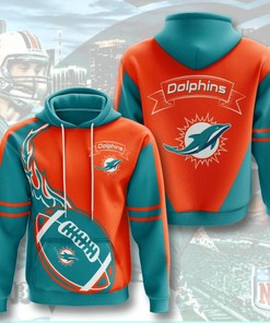 Miami Dolphins Custom All Over Print 3D Hoodie For Fans