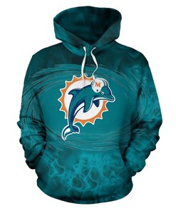 Miami Dolphins Custom All Over Print 3D Hoodie Gitfs Idea