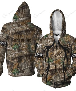 Miami Dolphins Death Hoodie Pullover And Zipper Pered 3D - Add Some Edge To Your Fan Look