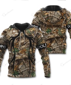 Miami Dolphins Death Hoodie Pullover And Zipper Pered 3D - Add Some Edge To Your Fan Look