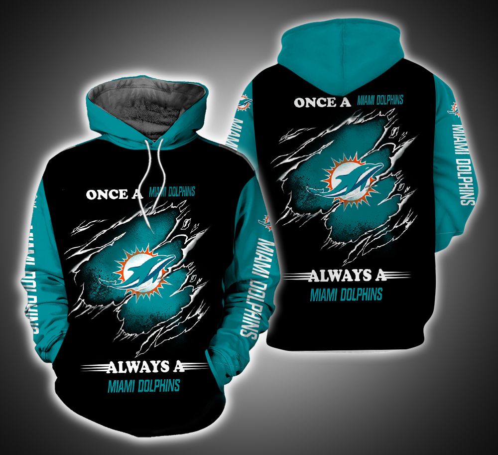 Miami Dolphins Fan 3D Print Hoodie - Show Your Support!