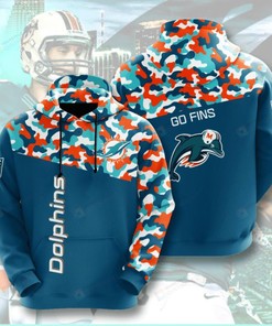 Miami Dolphins Fan All Over Print 3D Hoodie Gifts For Fans Lovers Sport