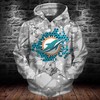 Miami Dolphins Fan All Over Print 3D Hoodie Gifts Ideas For Birthday