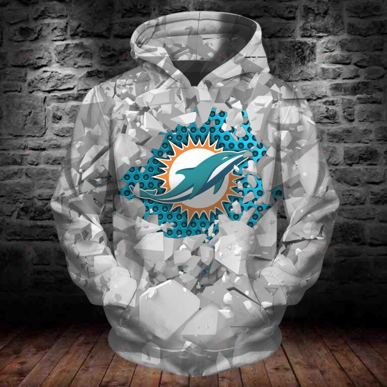 Miami Dolphins Fan All Over Print 3D Hoodie Gifts Ideas For Birthday