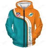 Miami Dolphins Fan All Over Print 3D Zip-Up Hoodie Gifts For Fans