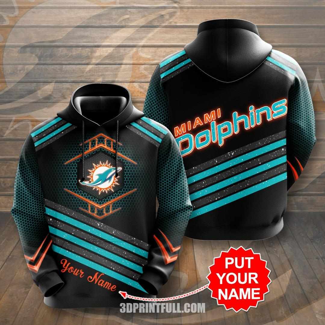 Miami Dolphins Fashionable 3D Hoodie For Men And Women Fans