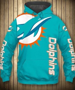 Miami Dolphins Flag All Over Print 3D Hoodie Gifts For Fans