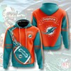 Miami Dolphins Flame Balls Graphic Hoodie - Add Some Heat To Your Fan Gear 