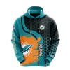 Miami Dolphins Football All Over Print 3D Hoodie Casual