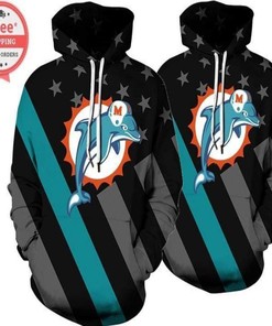 Miami Dolphins Football All Over Print 3D Hoodie For All Fans
