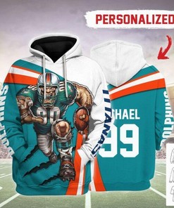 Miami Dolphins Football Team 3D Hoodie Apparel