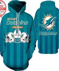 Miami Dolphins Football Team All Over Print 3D Hoodie For Fans