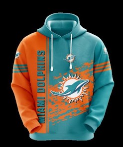 Miami Dolphins Football Tracksuit All Over Print 3D Hoodie Casual