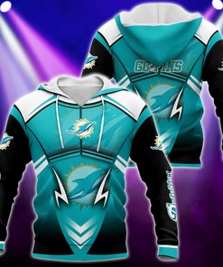 Miami Dolphins Graphic Sport Printing 3D Hoodie In High Quality