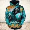 Miami Dolphins Halloween Death Card Hoodie - Add Some Edge To Your Halloween Look 