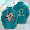 Miami Dolphins Inside Me Limited Edition Full 3D All Over Print Hoodie - Show Your Team Dedication 