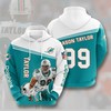 Miami Dolphins Jason Taylor All Over Print 3D Hoodie
