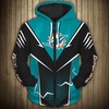 Miami Dolphins Lightning Graphic Hoodie - Amp Up Your Look With Some Electricity 