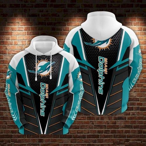 Miami Dolphins Limited All Over Print 3D Hoodie