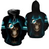 Miami Dolphins Limited Edition 3D Skull Hoodie 
