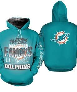 Miami Dolphins Limited Edition All Over Print Hoodie - A Unique Way To Show Your Dedication