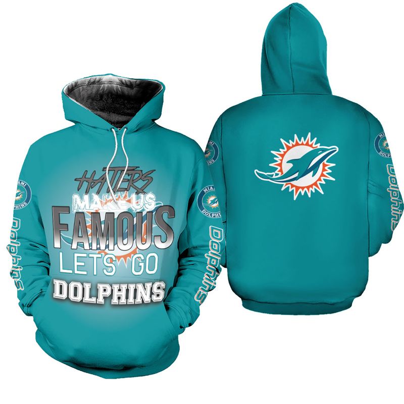 Miami Dolphins Limited Edition All Over Print Hoodie - A Unique Way To Show Your Dedication