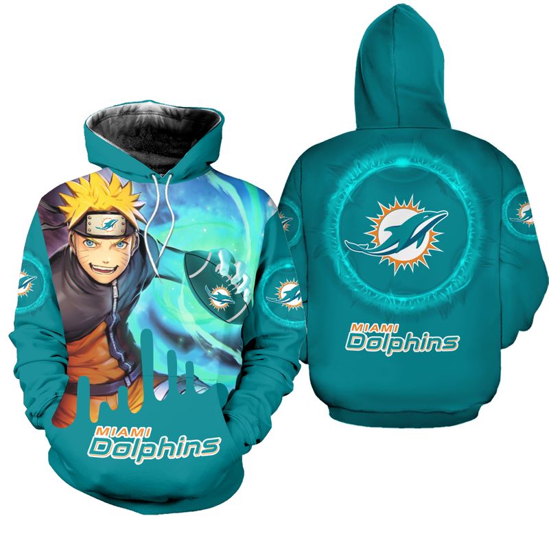 Miami Dolphins Limited Edition All Over Print Hoodie - Add Some Wow Factor To Your Collection