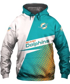 Miami Dolphins Long Sleeve Zip Hoodie For Fan - Stay Comfortable And Stylish
