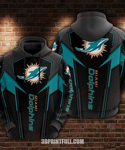 Miami Dolphins Men And Women Limited Edition All Over Print 3D Hoodie 