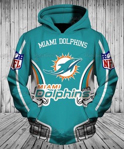 Miami Dolphins Nfl 3D All Over Printed Hoodie With Customization Option And Unique Printful Design