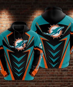 Miami Dolphins Nfl 3D Printed Hoodie With Unique Printful Design - Ideal Gift Option