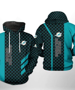 Miami Dolphins Nfl 3D Printed Hoodie With Unique Zipper Style And 3D All Over Print Design