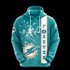 Miami Dolphins Nfl Fan Gift - Custom All Over Print Hoodie With 3D Graphic Design